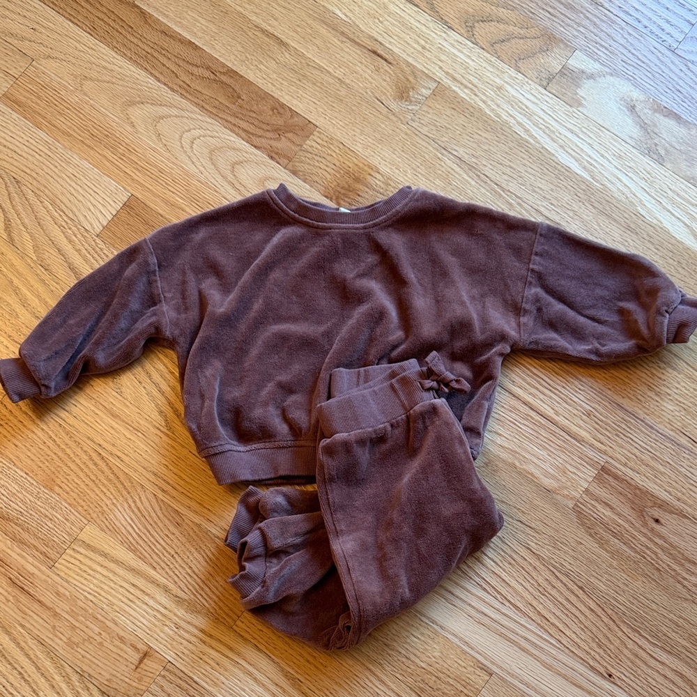 Quincy Mae Brown Terry Sweatset